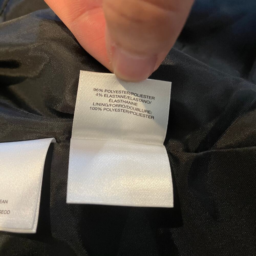 NWT Nine West Women's Single Button Blazer Black Size 4 Business Career Office - Picture 8 of 9